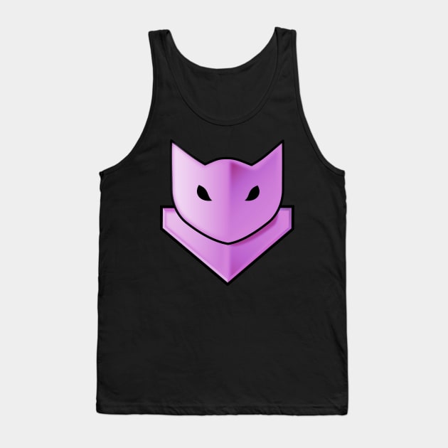 Guild Wars 2: Catmander Tag (Pink) Tank Top by FreakorGeek